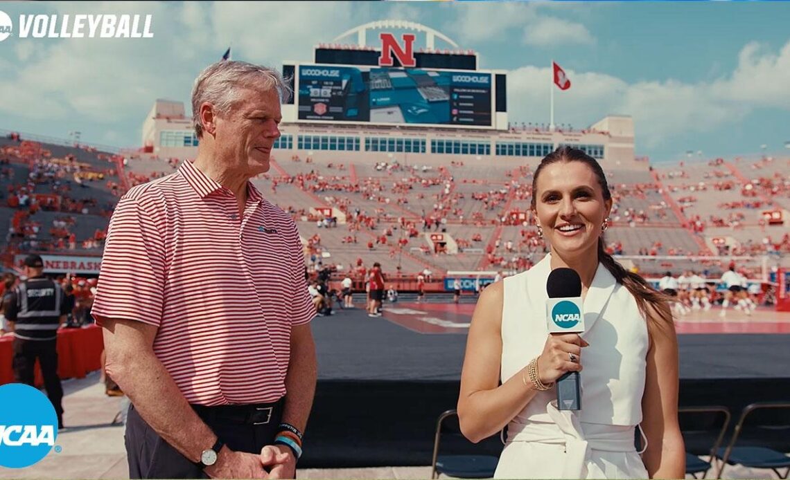 NCAA President Charlie Baker on the growing popularity of women's volleyball