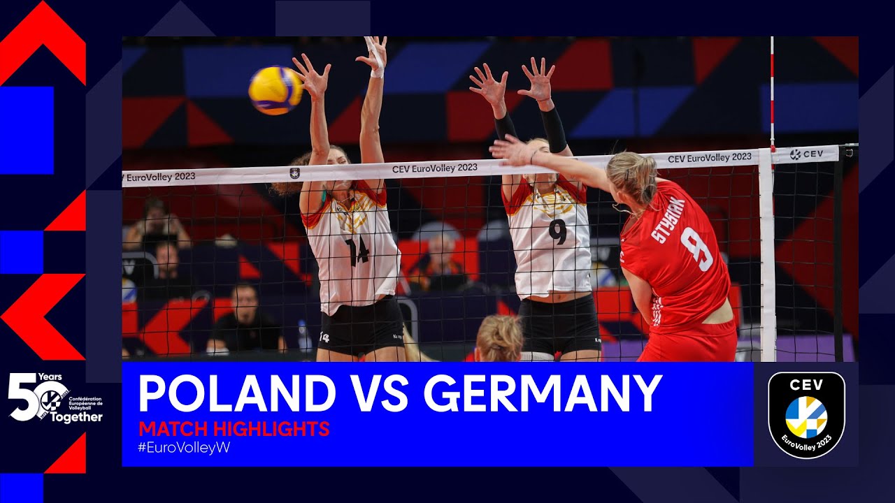 POLAND vs. GERMANY I Match Highlights 1/8 Finals I CEV EuroVolley 2023