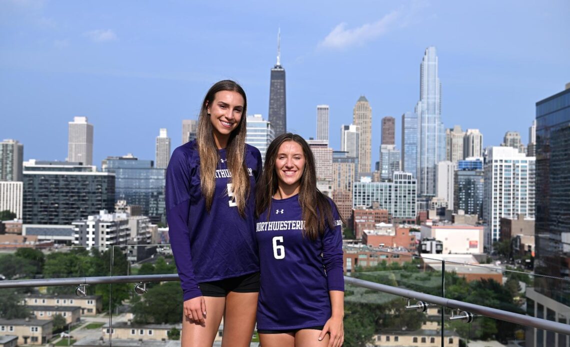 August 1, 2023, Chicago, IL: Big Ten Conference Volleyball Media Days at Big Ten Network Headquarters in Evanston, IL on Tuesday, August 1, 2023. (Photo by Ryan Kuttler/Big Ten Conference)