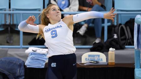 Mabrey ShaffmasterUniversity of North Carolina Volleyball v Miami Carmichael Arena Chapel Hill, NC Friday, September 30, 2022