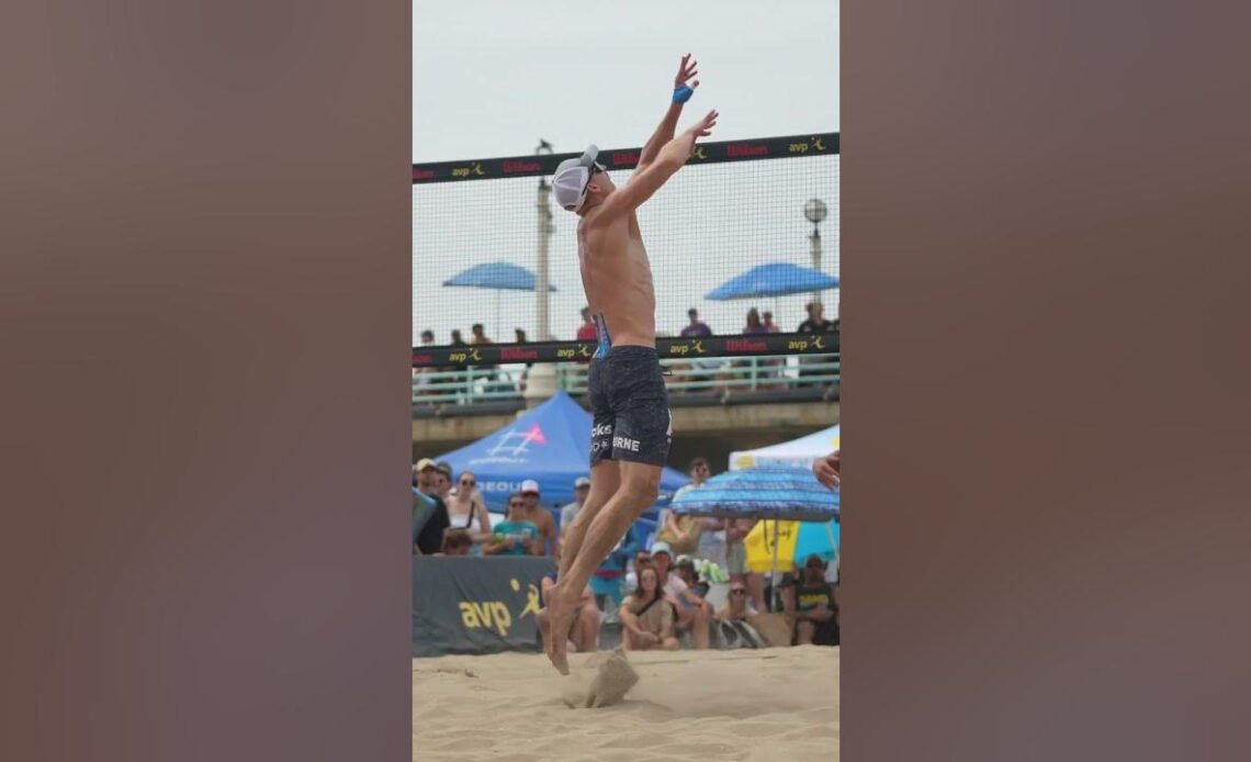 Sick BTS of the Manhattan Beach Open! #volleyball #beach #beachvb #beachsport #volleyballlife