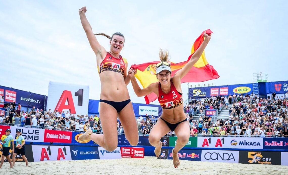 Silver medal: Álvarez/Moreno prove their skills again at the A1 CEV EuroBeachVolley Vienna 2023