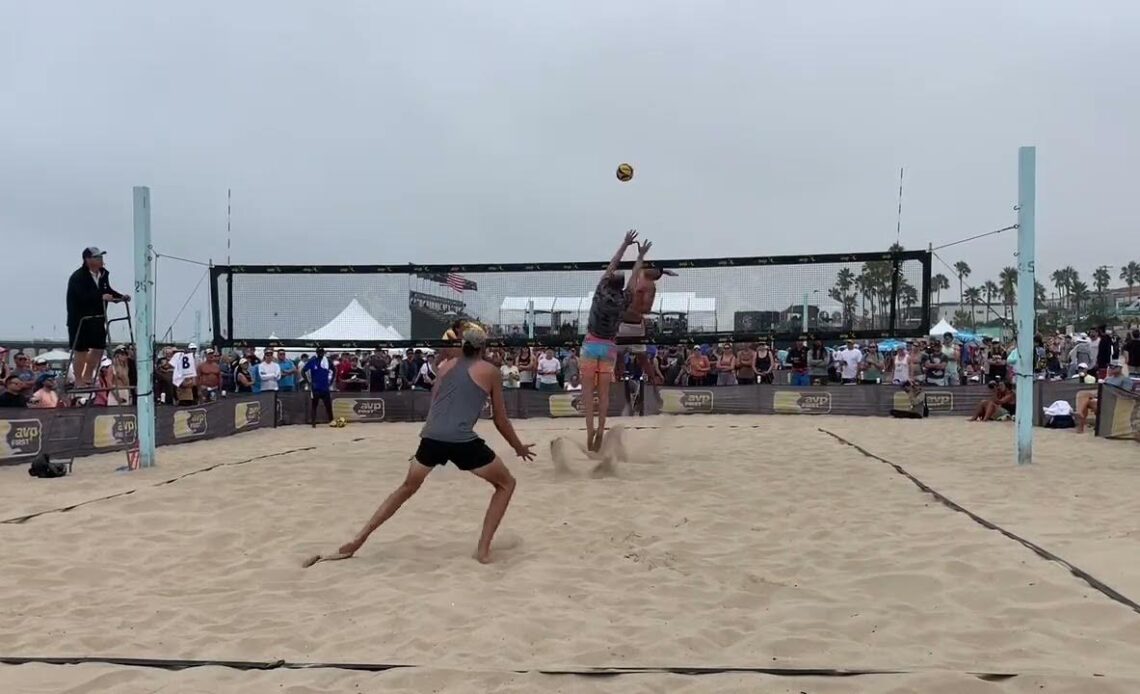 Taylor Sander DETONATES at the Manhattan Beach Open