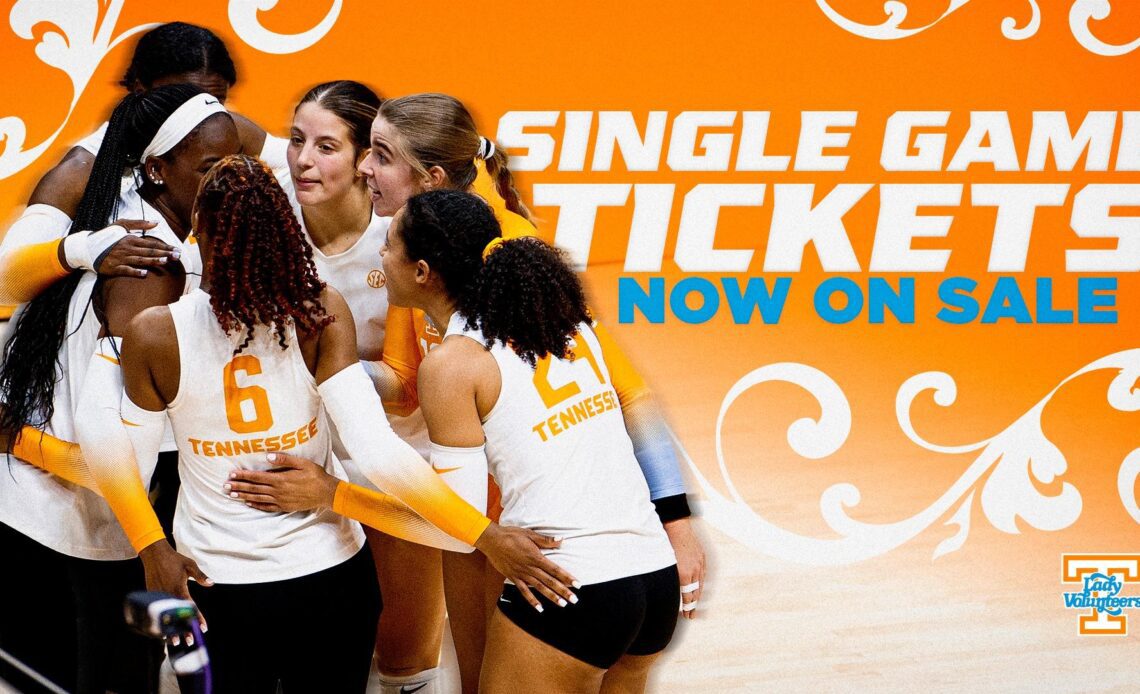 Tennessee Volleyball Single-Match Tickets on Sale Now