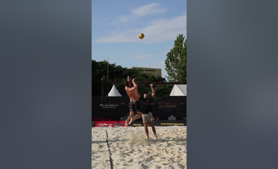 Timmy Bomgren Playing AVP Street! #BeachVolleyball #Volleyball #JumpSet #Vball #VolleyballPlayer