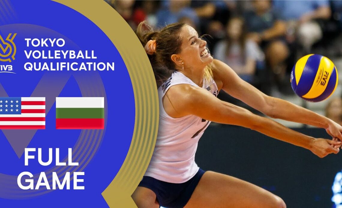 USA🇺🇸 vs.  BUL🇧🇬 - Women’s OQT 2019 - Full Match