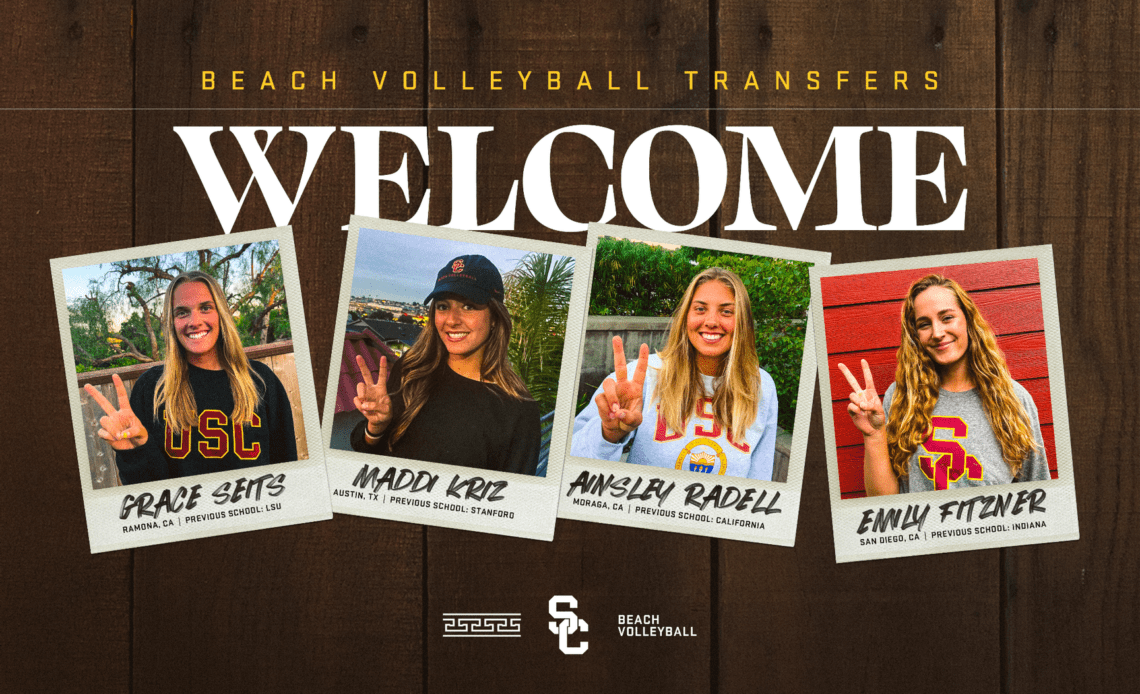 USC Beach Volleyball Adds Quartet of Transfer Sand Trojans