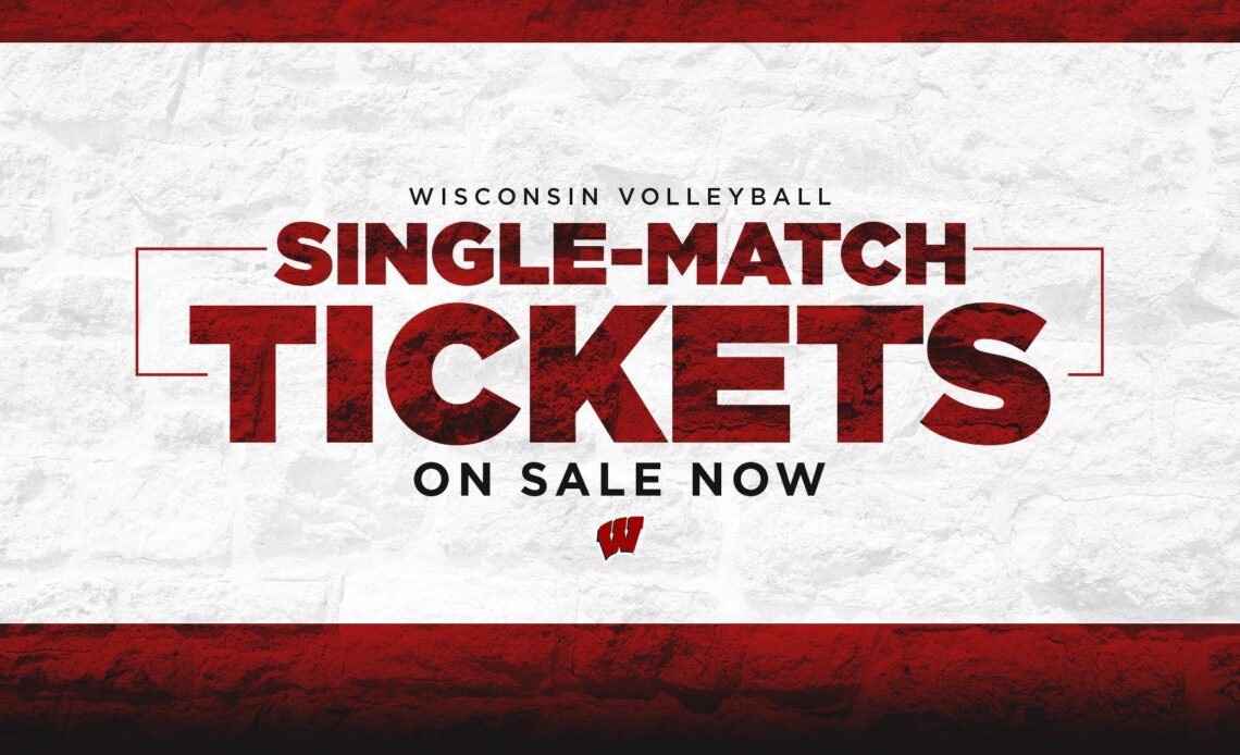 Volleyball Single-Match Tickets on Sale Now