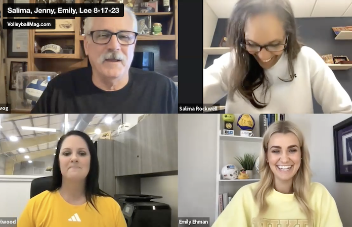 We're back! Salima, Jenny, Emily and Lee talk NCAA volleyball and so much more