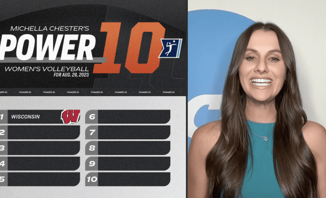 Women's college volleyball Power 10 rankings following the season's opening weekend