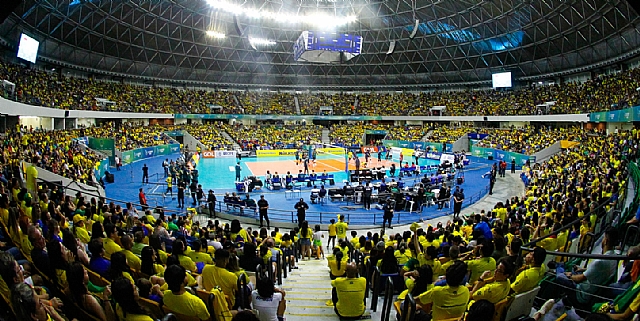 WorldofVolley :: Brazil Claims 2nd Win, Colombia Celebrates 1st Victory in Men's South American Championship