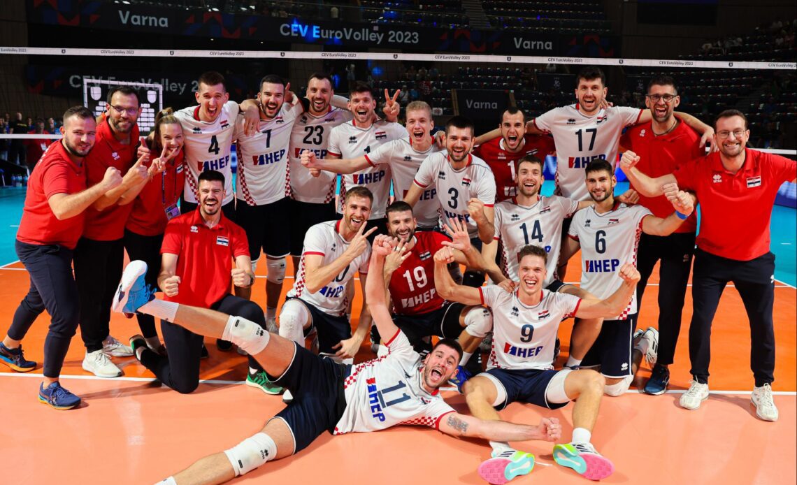 WorldofVolley :: EuroVolley M: Croatia Triumphs Over Ukraine in Thrilling 5-Set Match; Bulgaria Rebounds with Win Over Finland