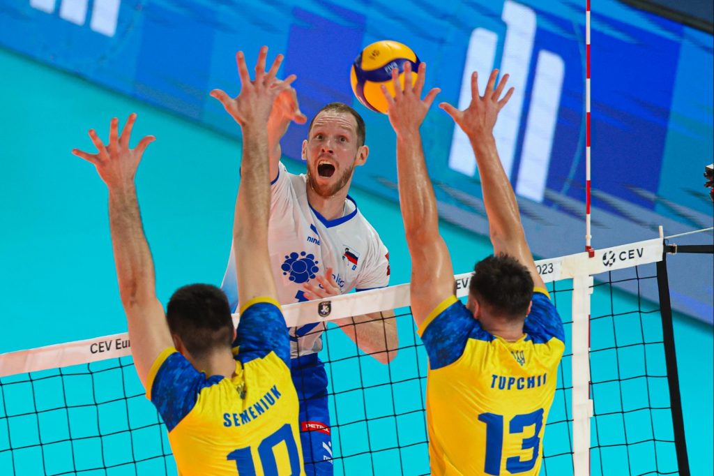 WorldofVolley :: EuroVolley M: Slovenian Men's Team Kicks Off European Championship With Victory Over Ukraine