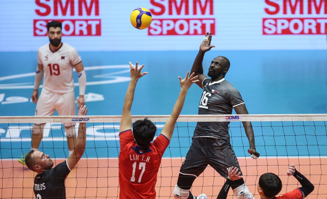 WorldofVolley :: Qatar and China Secure Semifinal Berths in Asian Senior Men’s Volleyball Championship