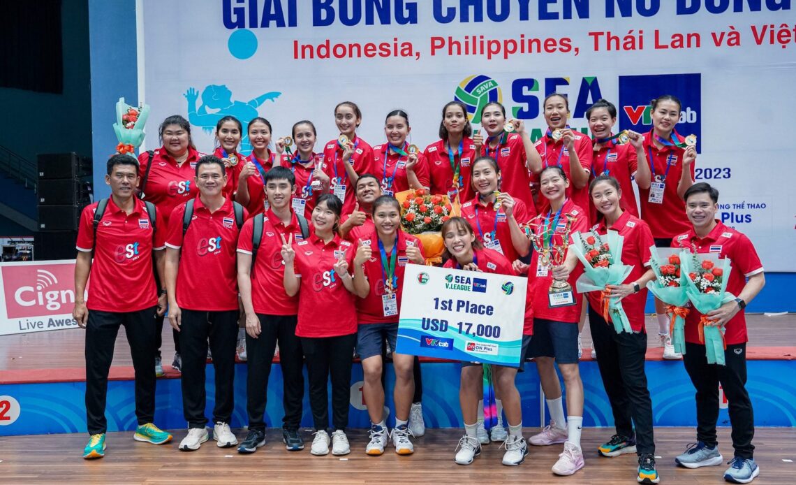 WorldofVolley :: SEA V. League W:Thailand Triumphs over Vietnam in Thrilling SEA V. League Match