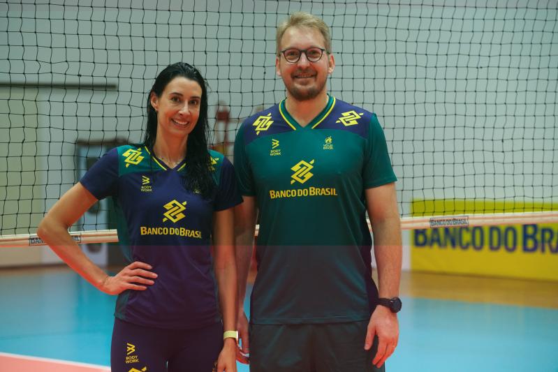 WorldofVolley :: Sheilla and André Heller, Join Brazil National Teams Coaching Staff