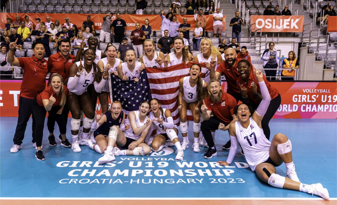 WorldofVolley :: US Claims Gold in Thrilling Comeback at the 2023 FIVB Girls’ U19 Volleyball World Championship