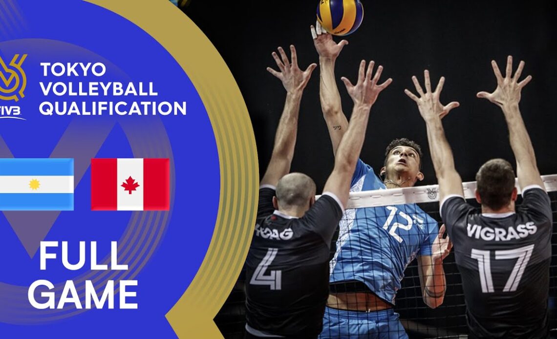 ARG🇦🇷 vs. CAN🇨🇦 - Men’s OQT 2019 - Full Match