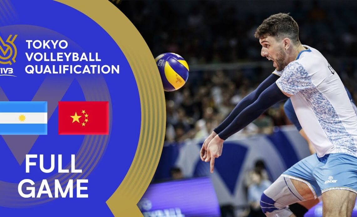 ARG🇦🇷 vs. CHN🇨🇳 - Men’s OQT 2019 - Full Match