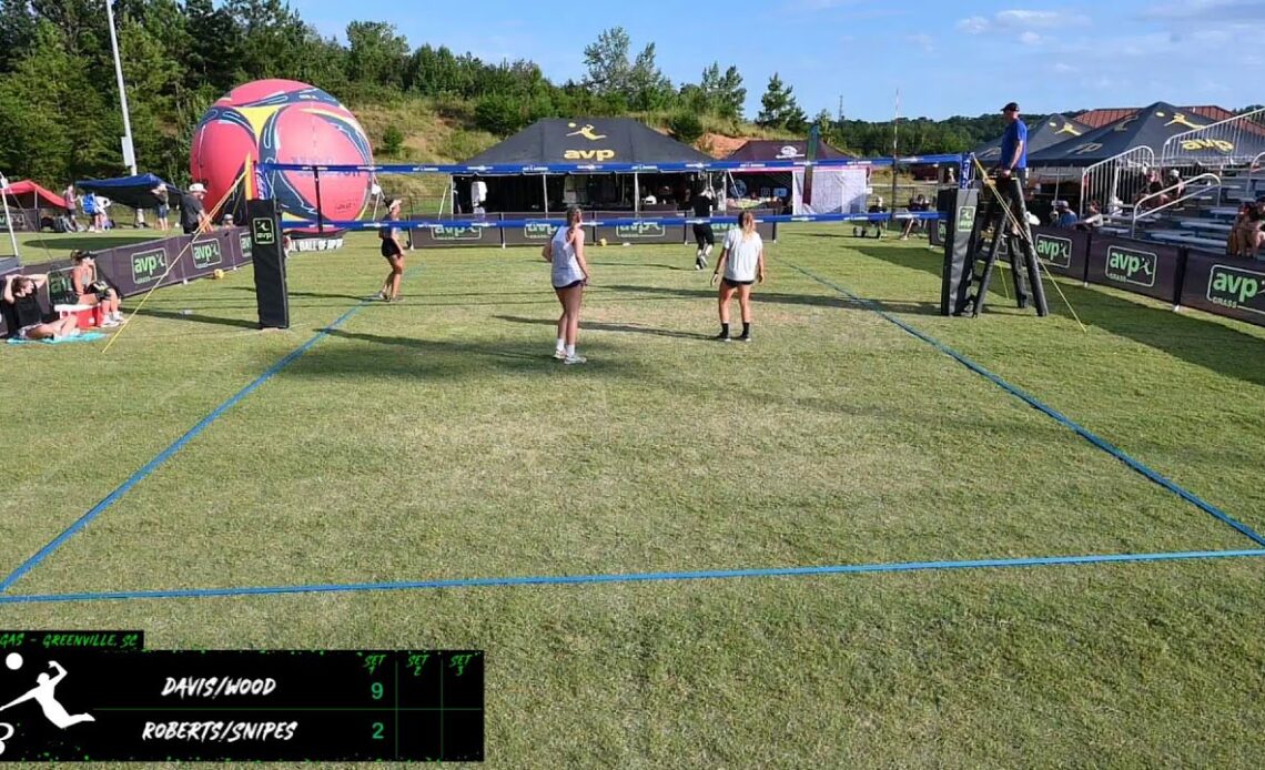 AVP Grass | G-Vegas | Roberts/Snipes VS Davis/Wood | Women’s Semi Final