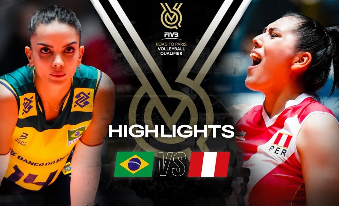 🇧🇷 BRA vs. 🇵🇪 PER - Highlights | Women's OQT 2023