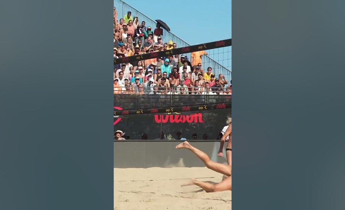 Brandie Is A Beast 🤯🤯🤯 #BeachVolleyball #VolleyballPlayer #AVP #Chicago #Volleyball