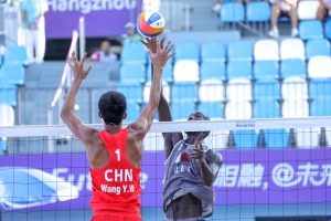 CHINA, IRAN, KAZAKHSTAN, INDONESIA AND QATAR ENTER QUARTERFINALS OF ASIAN GAMES MEN’S BEACH VOLLEYBALL COMPETITION