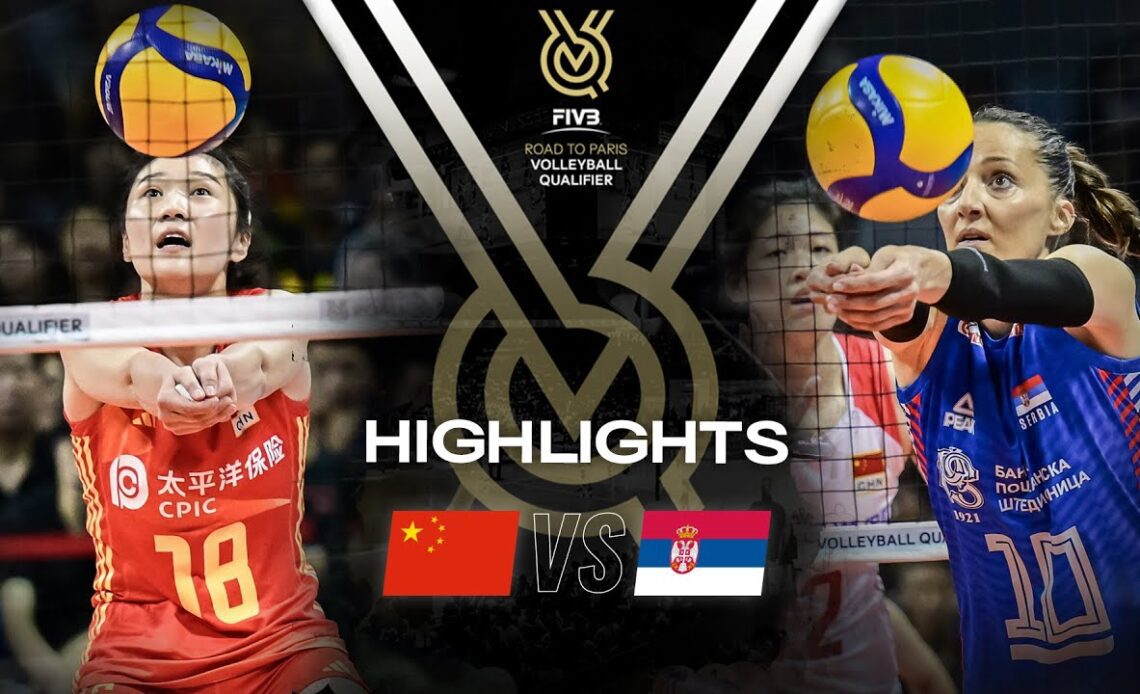 🇨🇳 CHN vs. 🇷🇸 SRB - Highlights | Women's OQT 2023