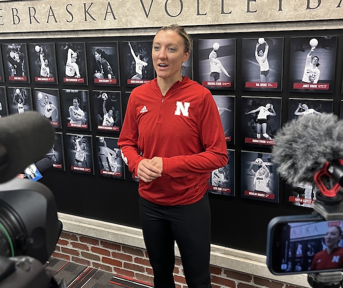 From Poland to Lincoln, USA Volleyball’s Jordan Larson jumps right in with Huskers