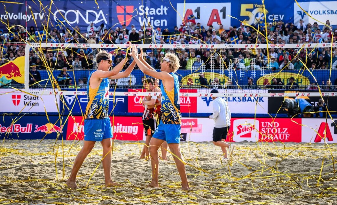 Gold medal: Åhman/Hellvig write beach volleyball history