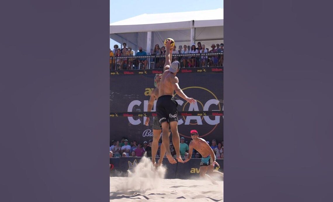 Insane Beach Volleyball Jousts | Evan Cory's 2nd Efforts are Ridiculous #shorts