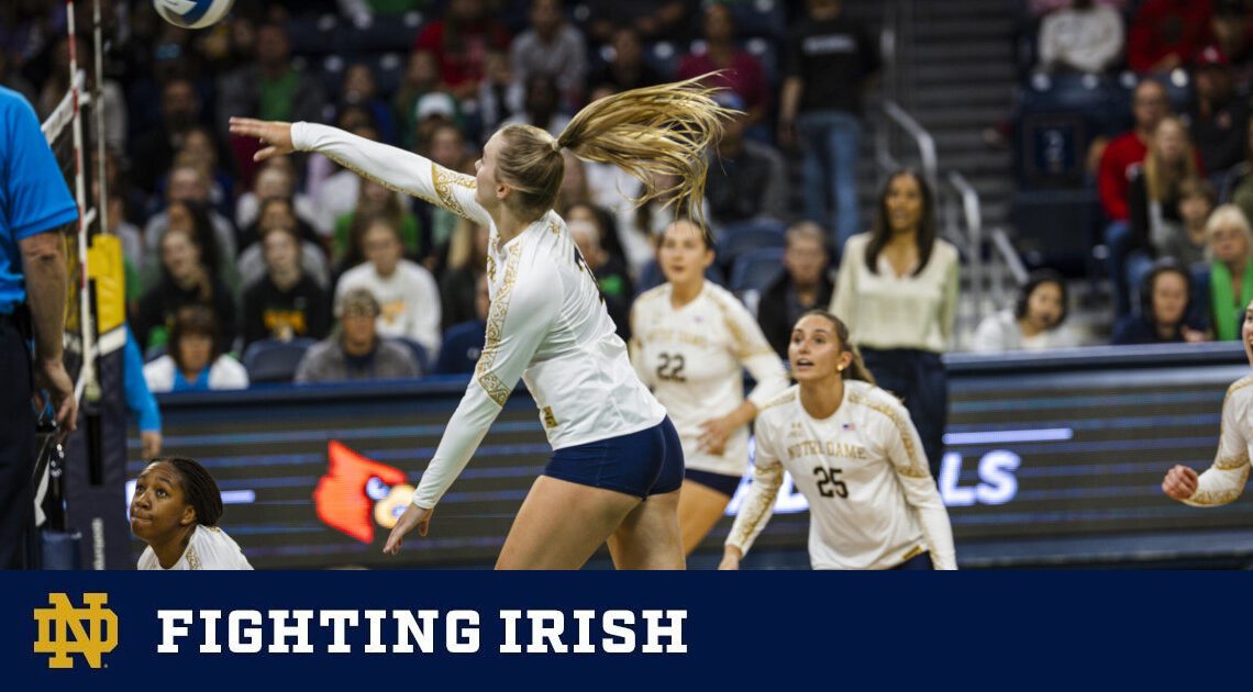 Irish Fall to No. 5 Louisville – Notre Dame Fighting Irish – Official Athletics Website