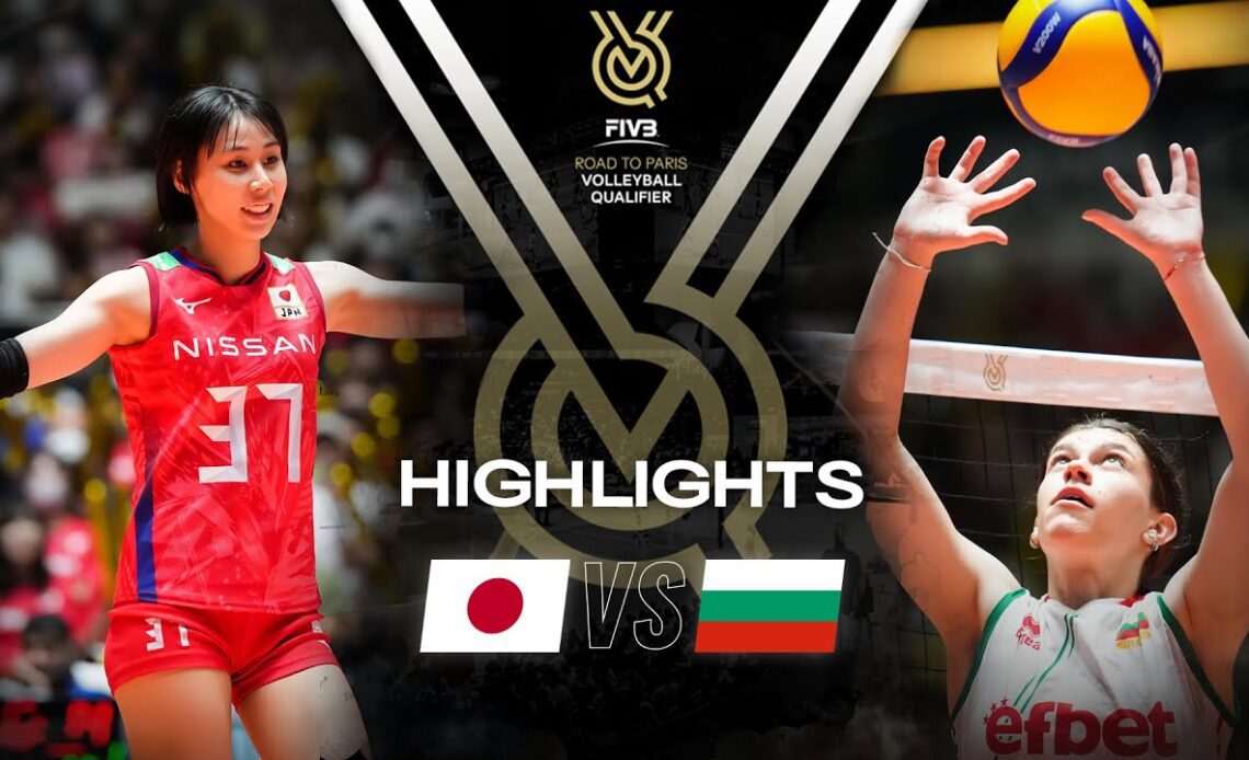 🇯🇵 JPN vs. 🇧🇬 BUL - Highlights | Women's OQT 2023