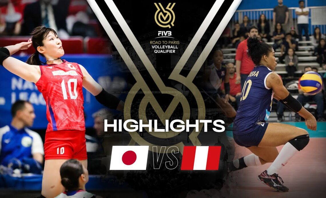 🇯🇵 JPN vs. 🇵🇪 PER - Highlights | Women's OQT 2023