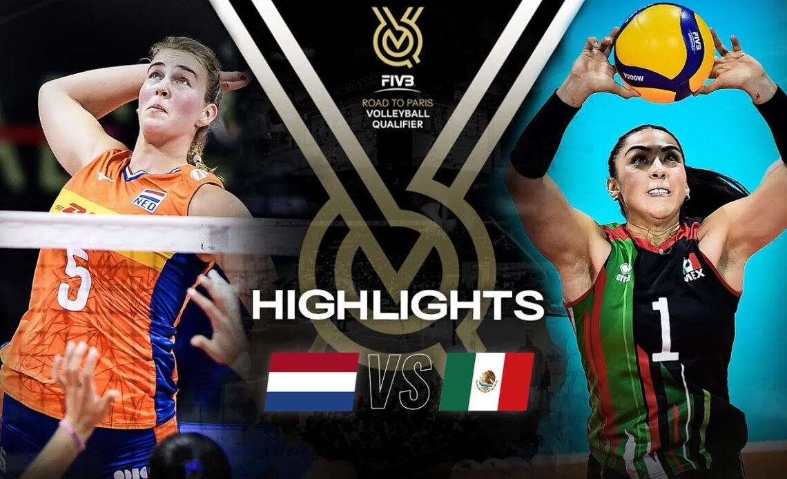 🇳🇱 NED vs. 🇲🇽 MEX - Highlights | Women's OQT 2023