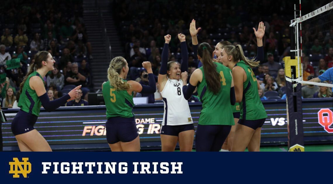 Notre Dame Wins Irish Invitational After Defeating Oklahoma – Notre Dame Fighting Irish – Official Athletics Website