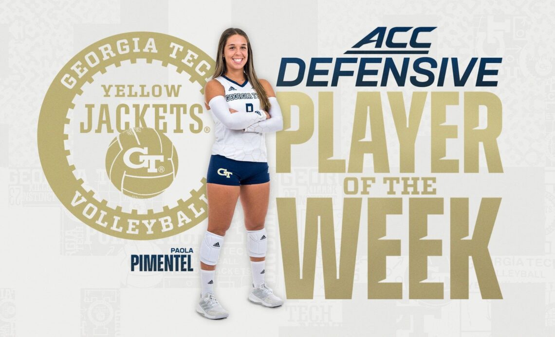 Pimentel and Mendes Land Weekly ACC Honors – Georgia Tech Yellow Jackets