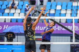 QATARIS SAMBA/JANKO AND THAIS TAOVATO/TIPJAN REMAIN UNBEATEN TO ENTER TOP 16 OF ASIAN GAMES MEN’S BEACH VOLLEYBALL COMPETITION