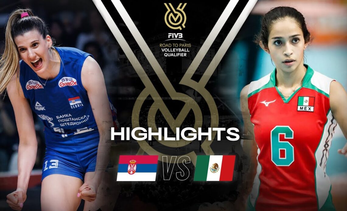 SRB 🇷🇸 vs. MEX 🇲🇽 - Women's OQT 2023 - Match Highlights