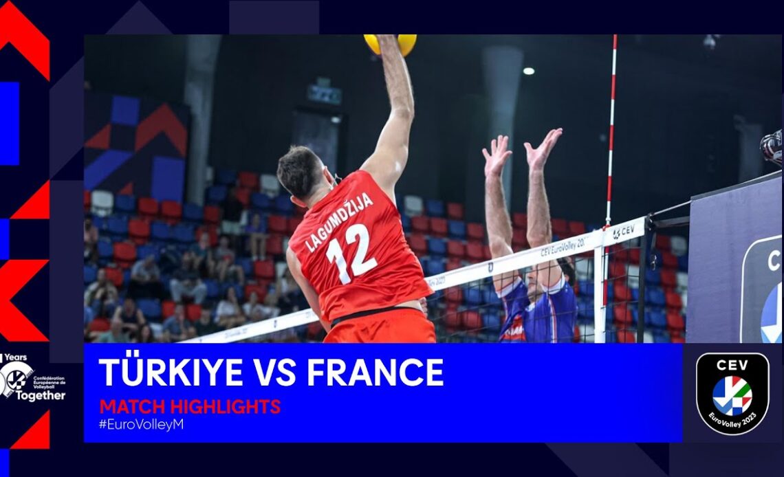 Türkiye vs. France I Match Highlights I CEV EuroVolley 2023 Men