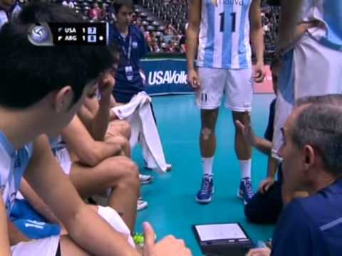 US Men vs Argentina - FIVB World League on 6-8-13