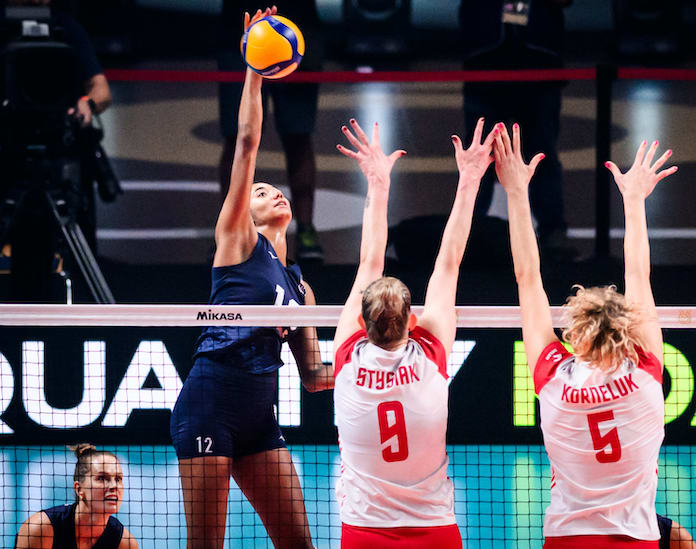 USA loses to Poland, must beat Germany in Road to Paris Volleyball Qualifier