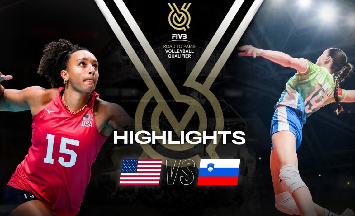 🇺🇸 USA vs. 🇸🇮 SLO - Highlights | Women's OQT 2023