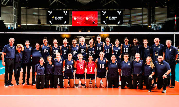 USA women crush Colombia to open Road to Paris Volleyball Qualifier
