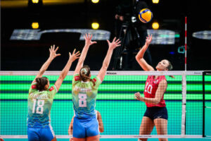 USA women top Slovenia in four in Road to Paris Volleyball Qualifier