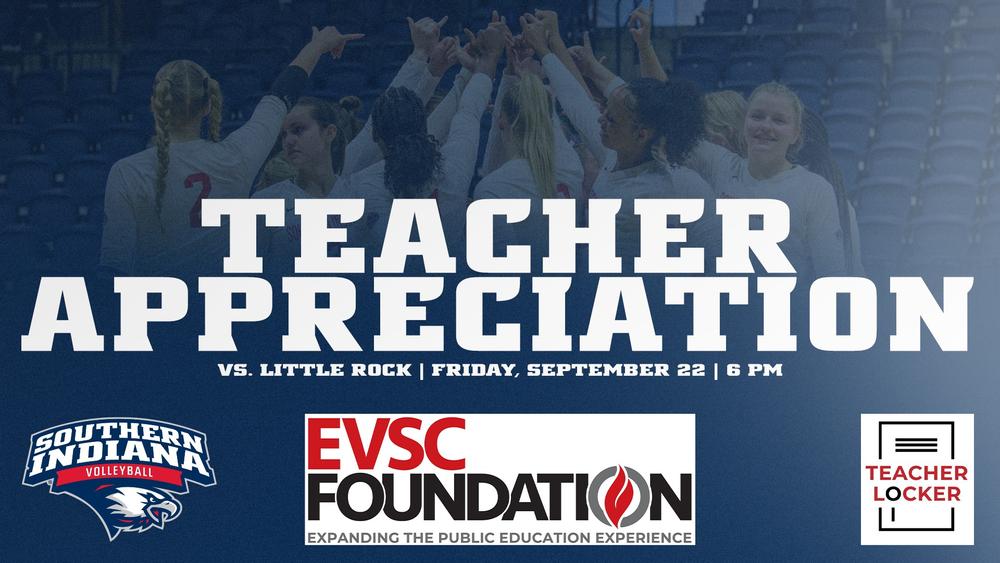 USI Volleyball will host Teacher Appreciation Night