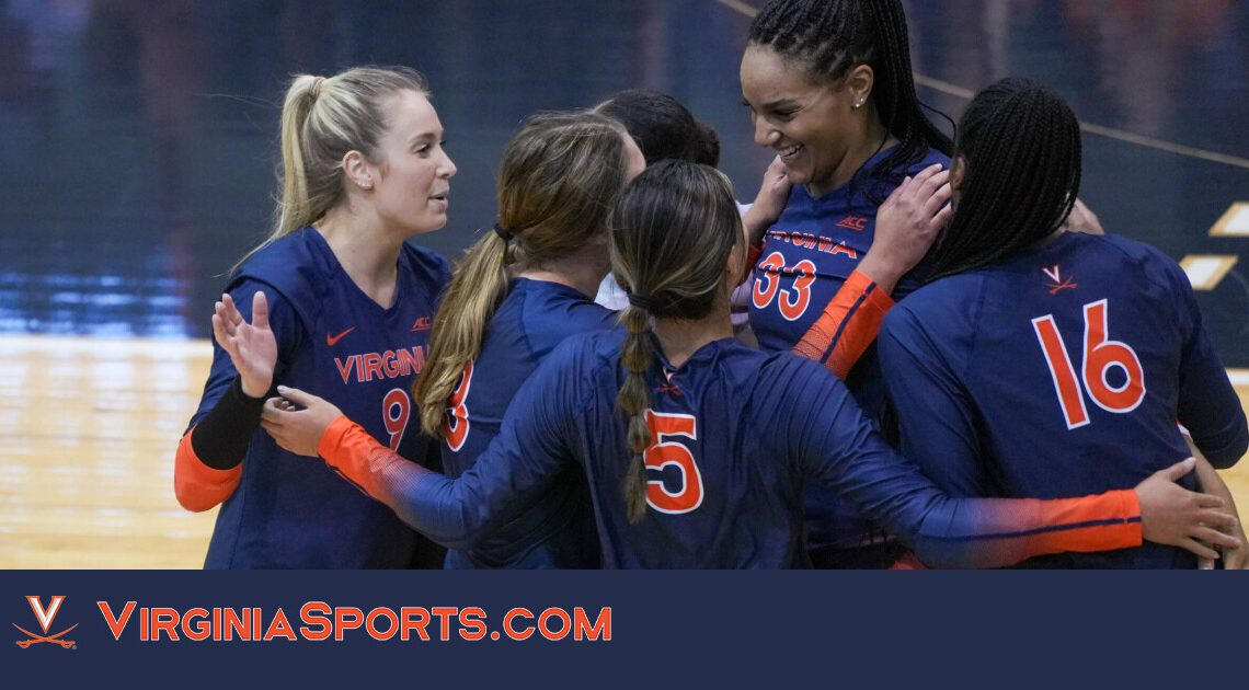 Virginia Volleyball || Bowie’s 20 Kills Propels UVA in Five-Set Victory at Columbia