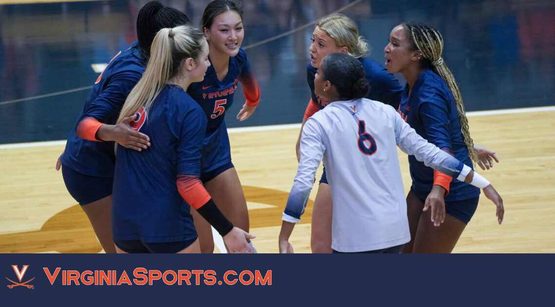 Virginia Volleyball || Late Fourth-Set Rally Propels Hoos Over UMBC