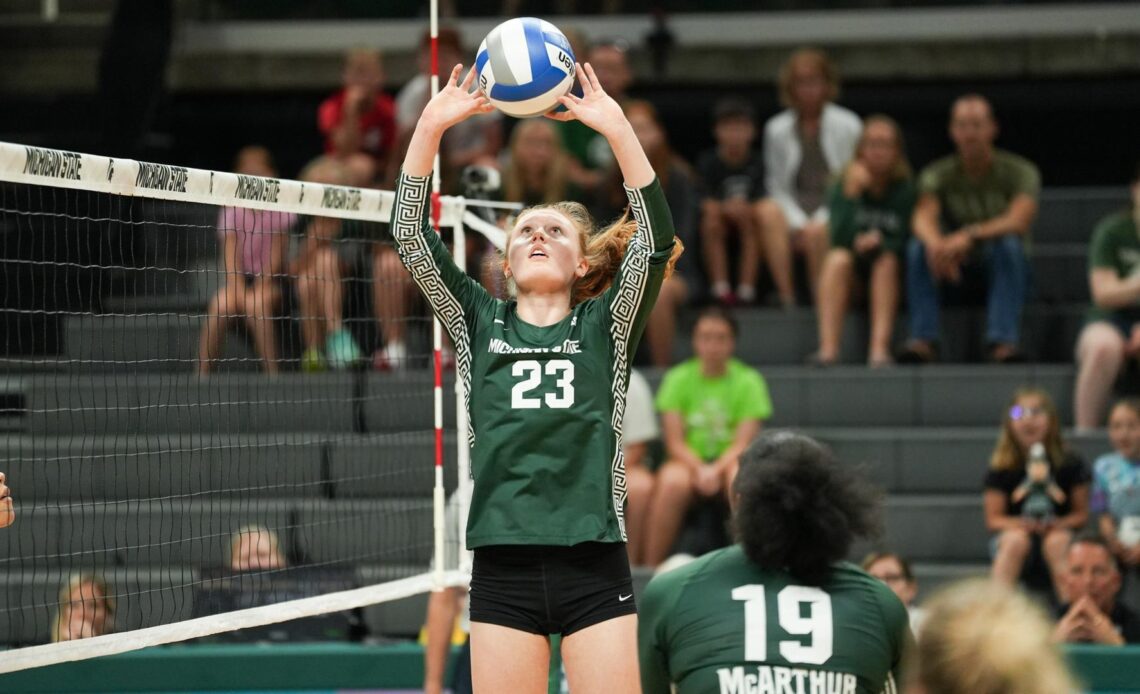 Volleyball Rolling Following Fourth Consecutive Sweep