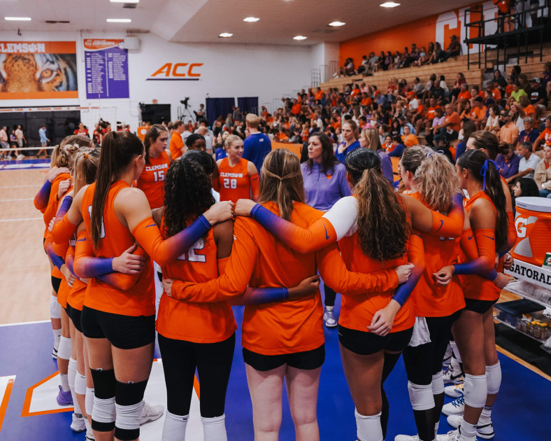 Volleyball Welcomes Record Crowd; Falls to NC State – Clemson Tigers Official Athletics Site